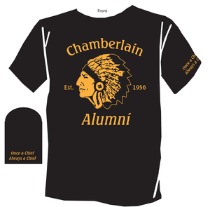 Chief Head "Once A Chief" Alumni Black T-Shirt