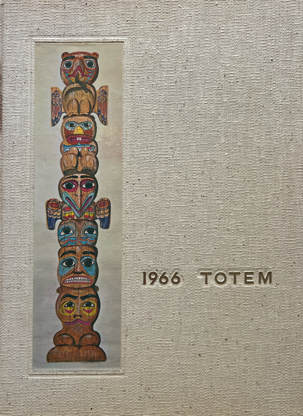 1966 Chamberlain High School Totem Yearbook