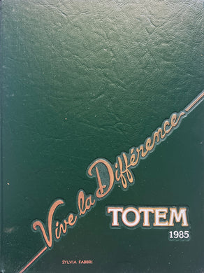 1985 Chamberlain High School Totem Yearbook