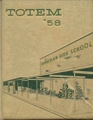 1958 Chamberlain High School Totem Yearbook