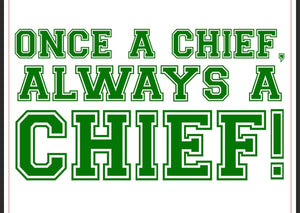 "Once A Chief" Alumni White T-Shirt
