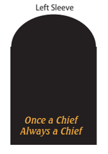 Cargar imagen en el visor de la galería, Chief Head &quot;Once A Chief&quot; Alumni Black T-Shirt